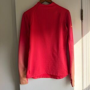 Nike Pro Hyperwarm Long Sleeve Quarter Zip Pullover Top Women's M